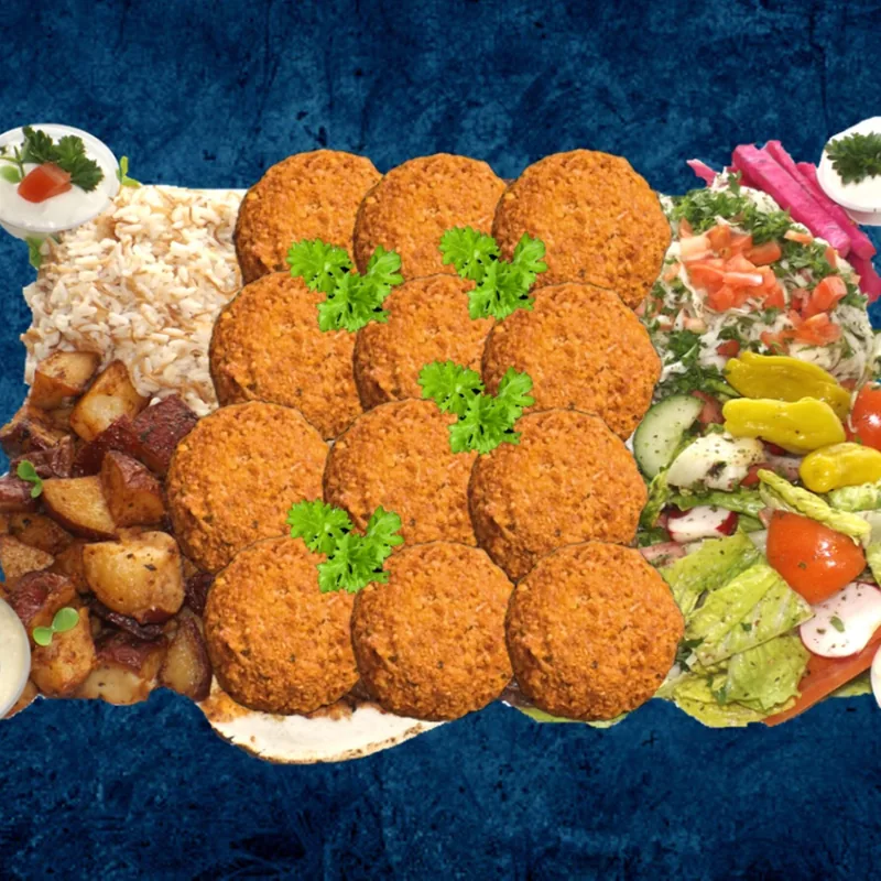 Falafel family platter