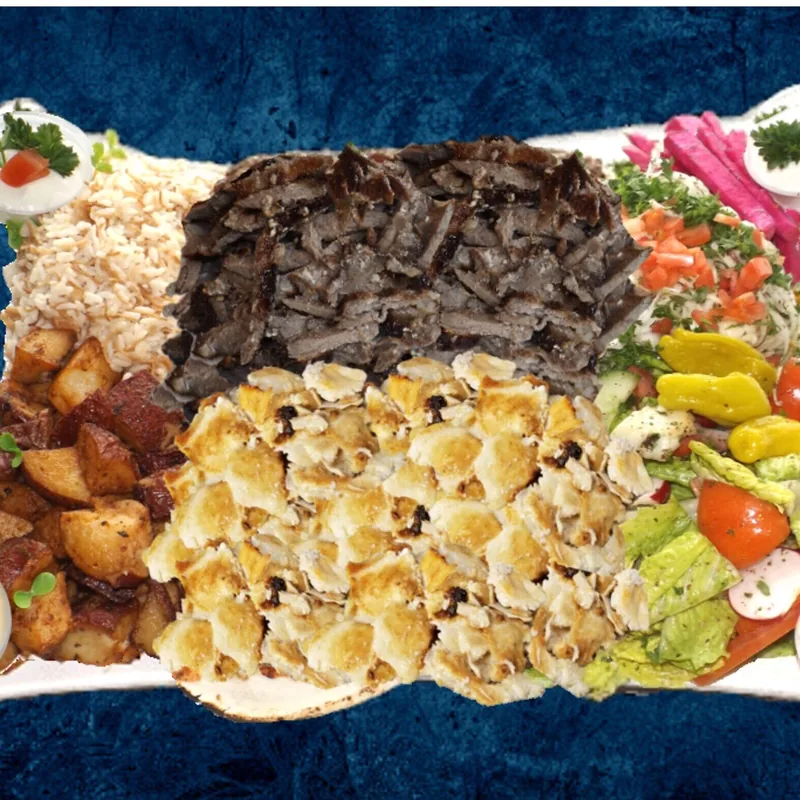 Mix shawarma family platter